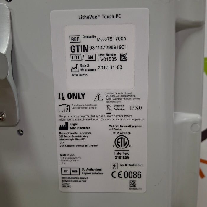 Boston Scientific Lithovue Touch PC Monitor