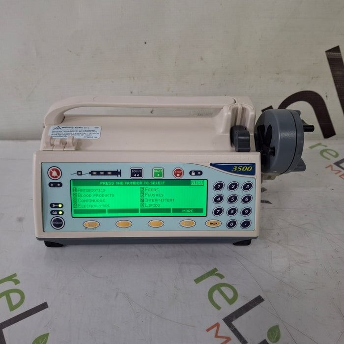 Smiths Medical Medfusion 3500 Version 5 Syringe Infusion Pump
