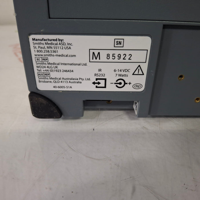 Smiths Medical Medfusion 3500 Version 5 Syringe Infusion Pump