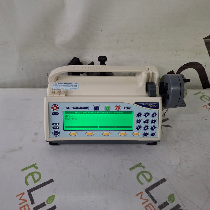 Smiths Medical Medfusion 3500 Version 5 Syringe Infusion Pump