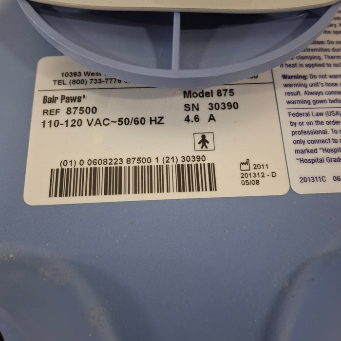 3M Bair Paws 875 Patient Warmer