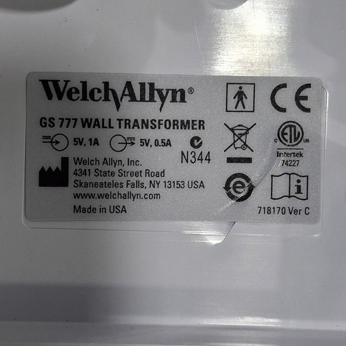 Welch Allyn 777 Otoscope Ophthalmoscope Transformer