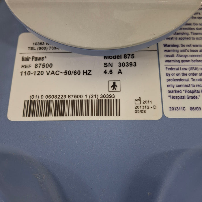 3M Bair Paws 875 Patient Warmer