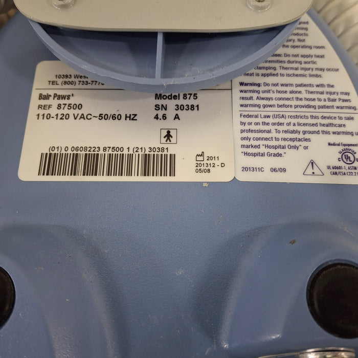3M Bair Paws 875 Patient Warmer