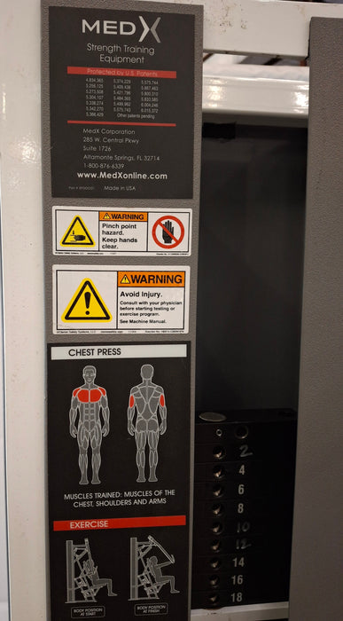 MedX Chest Press Machine