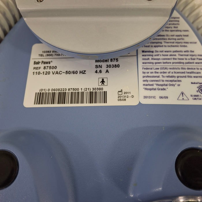 3M Bair Paws 875 Patient Warmer