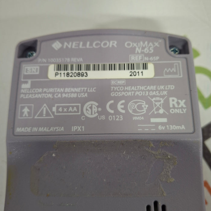 Nellcor Oximax N-65 Pulse Oximeter