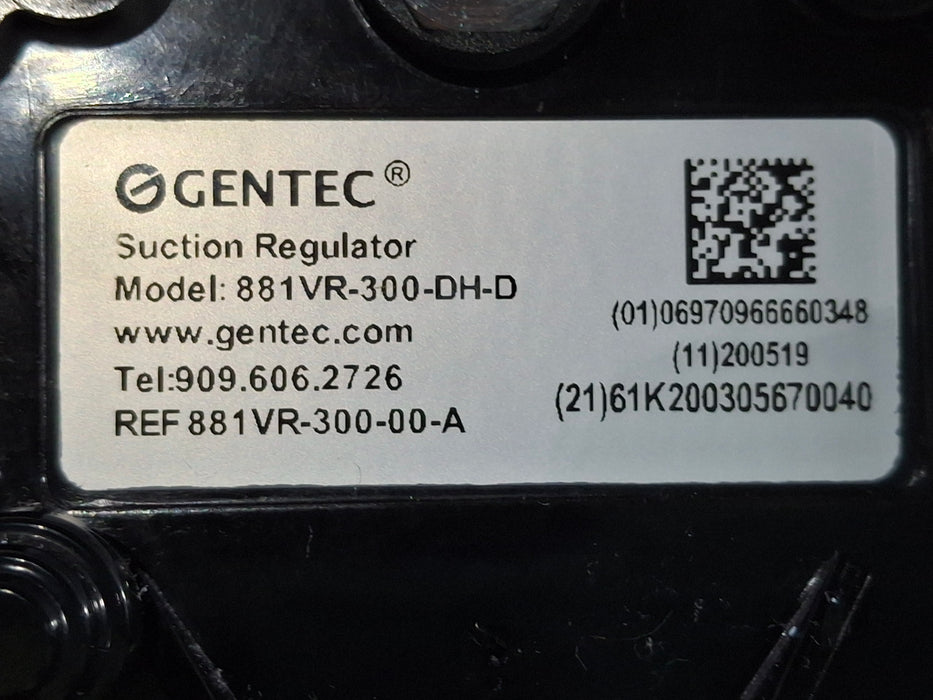 Gentec Vacuum Regulator Suction Regulators