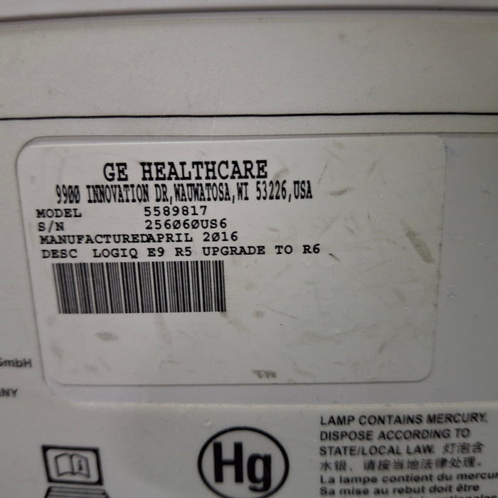GE Healthcare GE Healthcare Logiq E9 Ultrasound Ultrasound reLink Medical