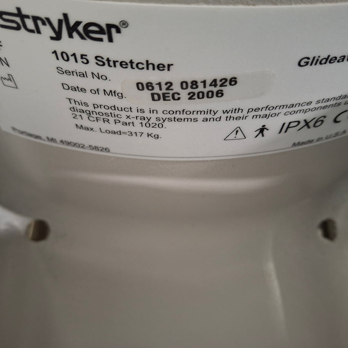 Stryker 1015 Big Wheel Glideaway Stretcher