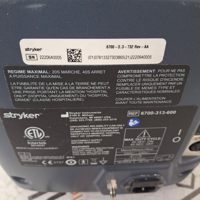 Stryker 6700-313-600 Malis Bipolar Irrigator