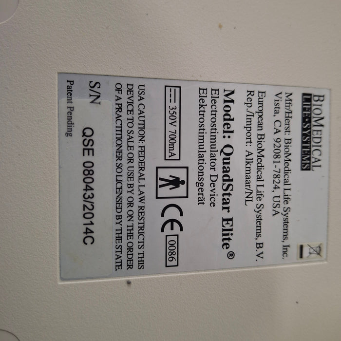 BioMedical Life Systems QuadStar Elite Muscle Stimulator