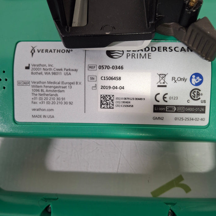 Verathon Medical, Inc Prime Plus Bladder Scanner
