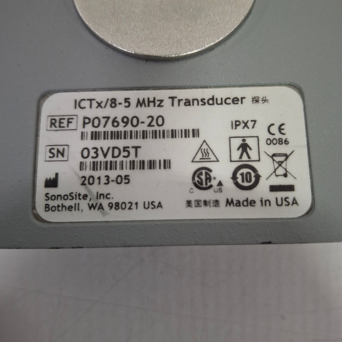 Sonosite ICTx/8-5 MHz Transvaginal Transducer