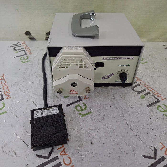 Wells Johnson Klein Peristaltic Pump Blood Infiltration System