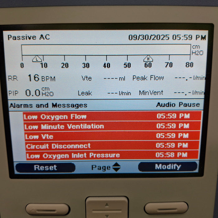 Respironics Trilogy 202 Ventilator