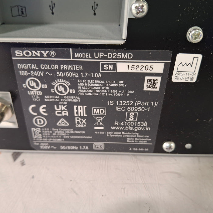 Sony UP-D25MD Digital Color Printer