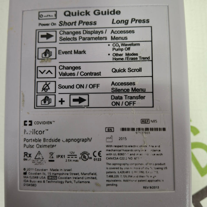 Nellcor N-85 Pulse Oximeter