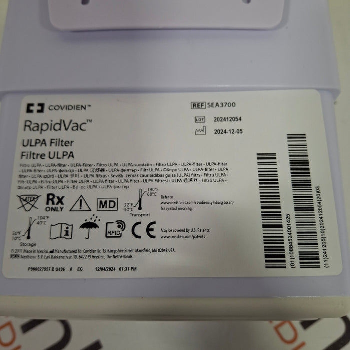 Covidien RapidVac ULPA Filter