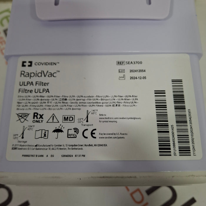 Covidien RapidVac ULPA Filter