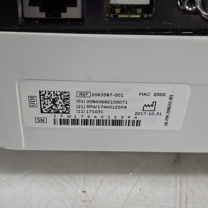 GE Healthcare MAC 2000 ECG