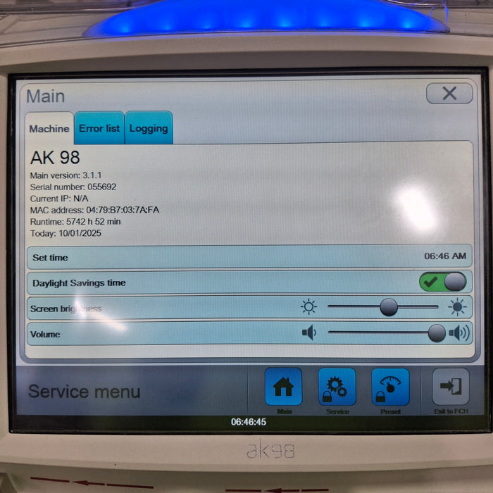 Baxter AK 98 Dialysis System