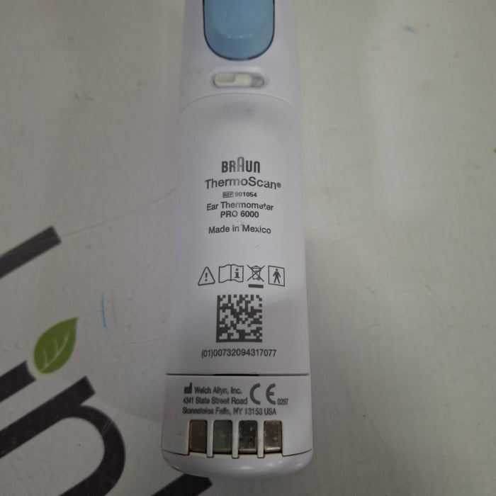 Welch Allyn Braun ThermoScan PRO 6000 Ear Thermometer