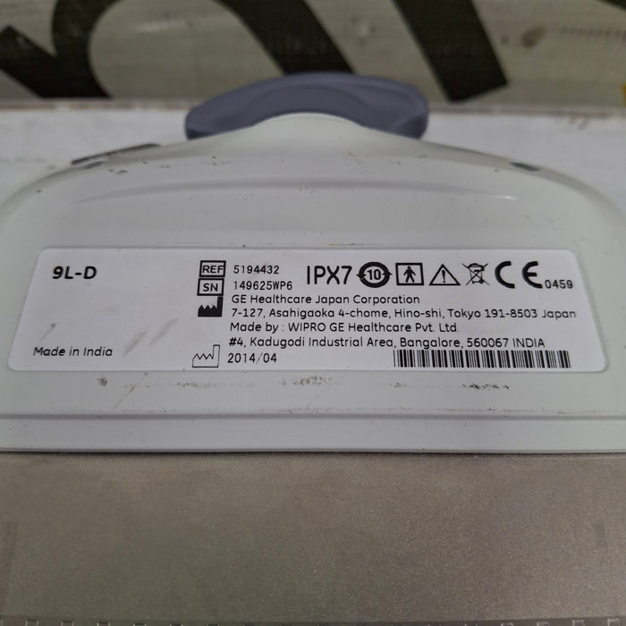 GE Healthcare 9L-D Linear Array Transducer