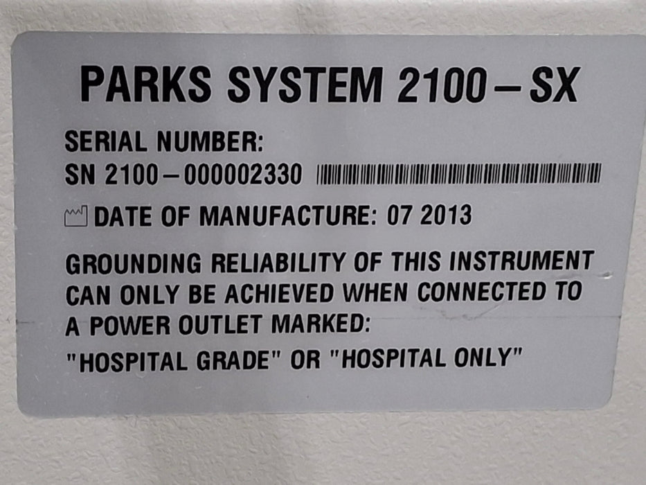 Parks Flo-Lab 2100-SX Vascular System
