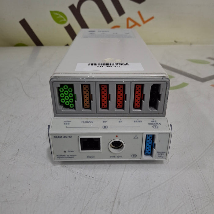 GE Healthcare TRAM 451M Multiparameter Module - Masimo SpO2
