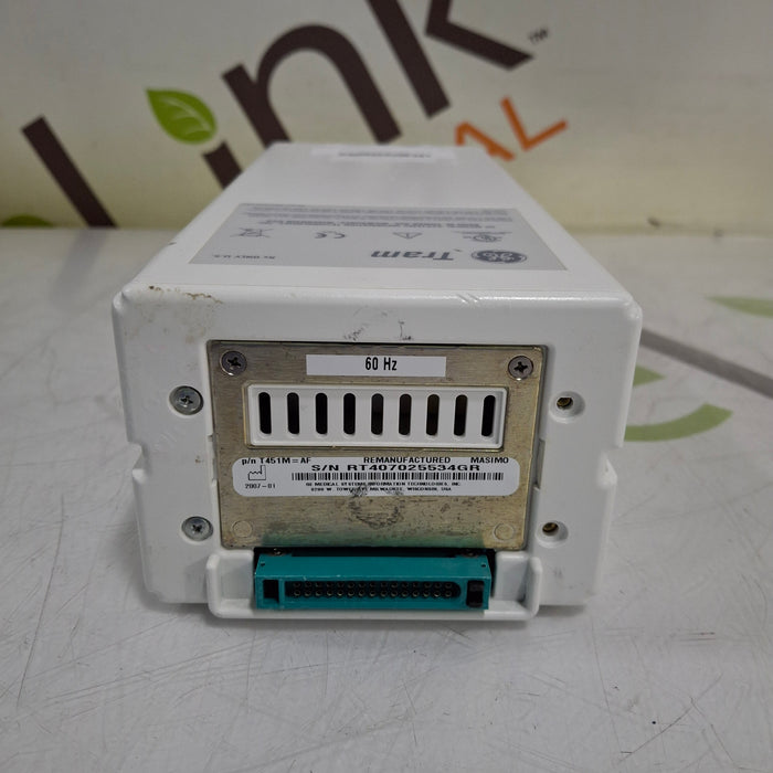 GE Healthcare TRAM 451M Multiparameter Module - Masimo SpO2
