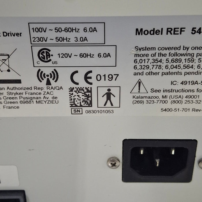 Stryker 5400-050 Core Powered Instrument Driver
