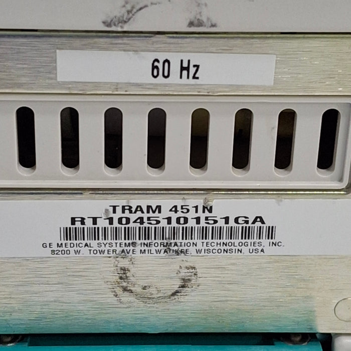 GE Healthcare TRAM 451N Multiparameter Module - Nellcor SpO2