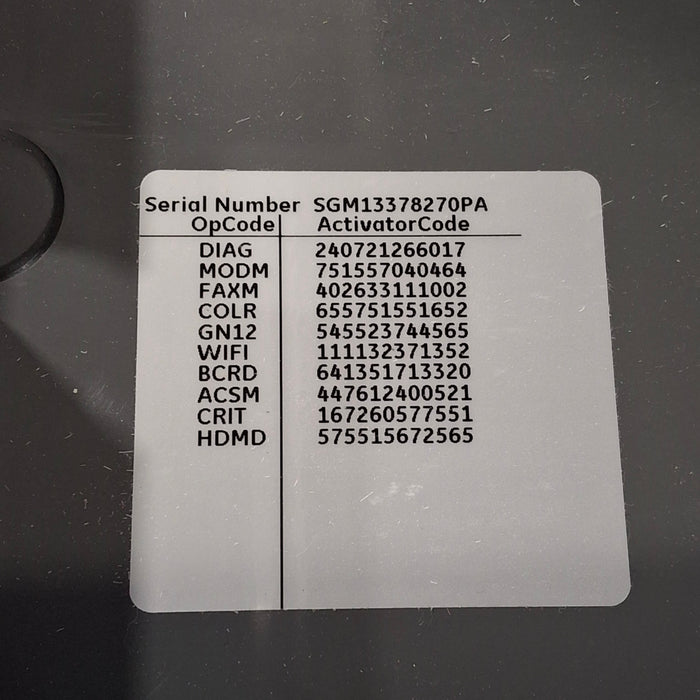 GE Healthcare MAC 5500 HD ECG without CAM Module