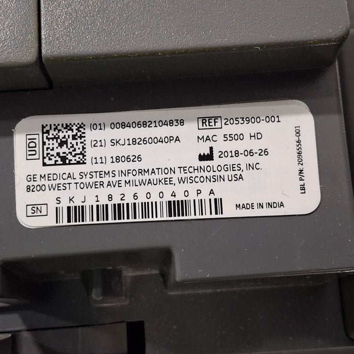 GE Healthcare MAC 5500 HD ECG without CAM Module