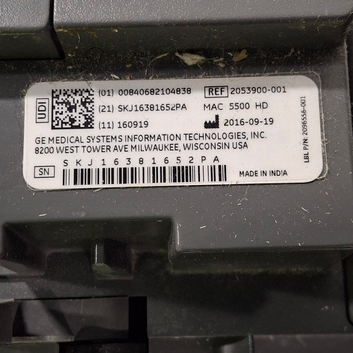 GE Healthcare MAC 5500 HD ECG with CAM Module