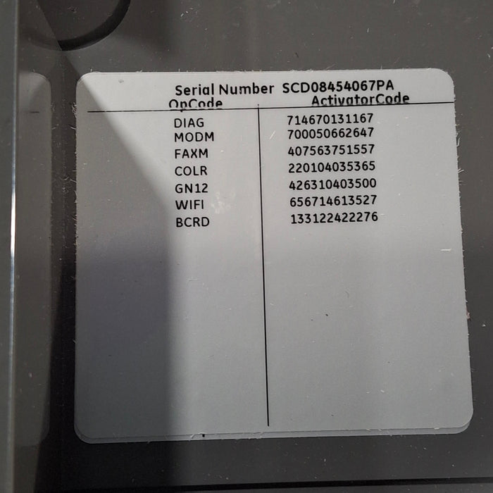 GE Healthcare MAC 5500 ECG without CAM Module