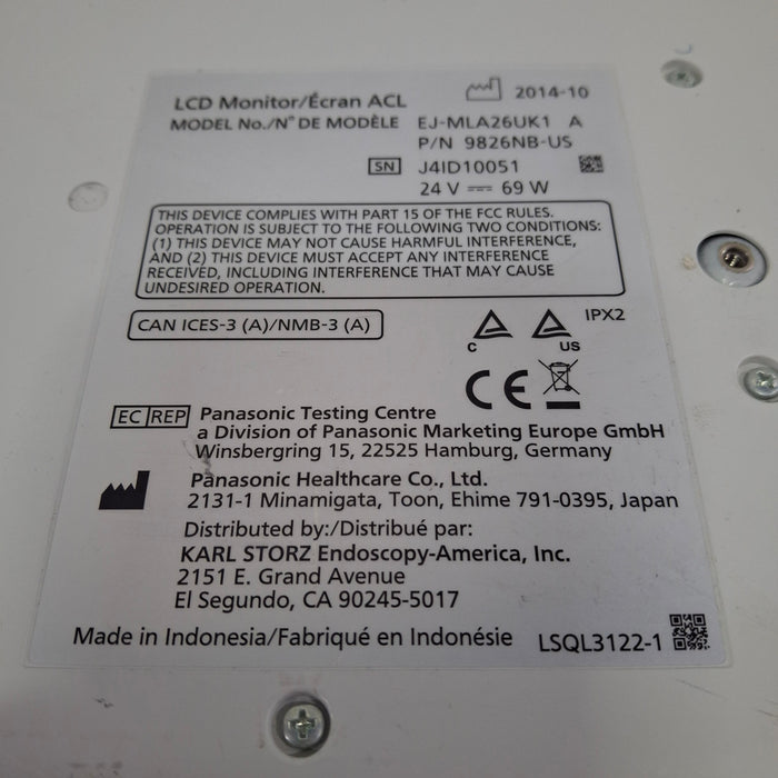 Karl Storz EJ-MLA26UK1 26" LED Surgical Display