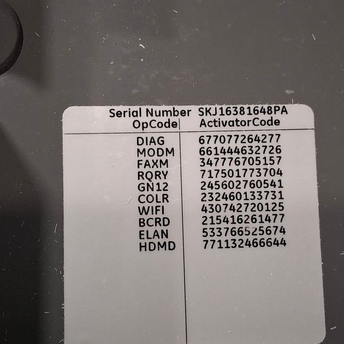 GE Healthcare MAC 5500 HD ECG without CAM Module