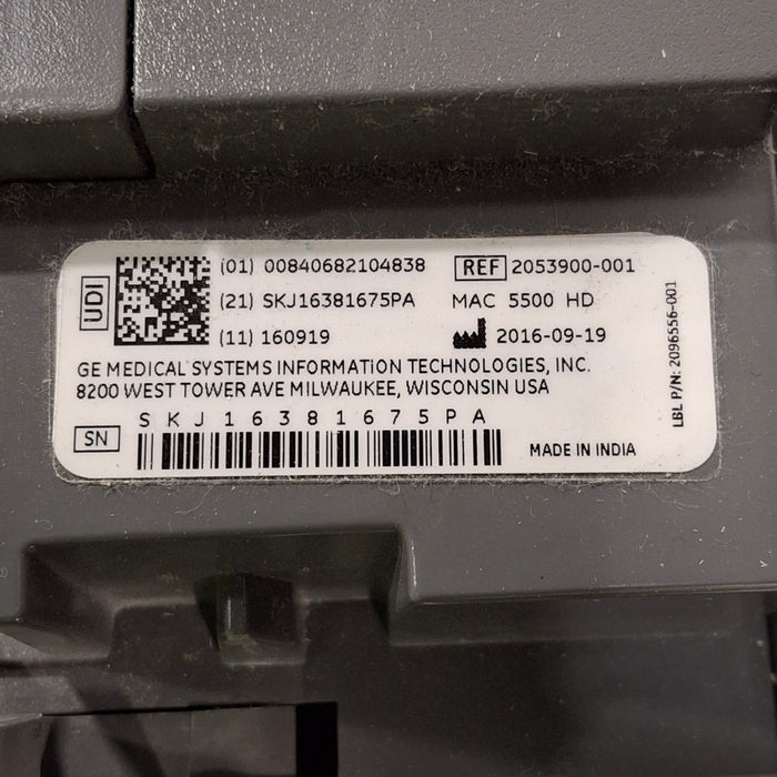 GE Healthcare MAC 5500 HD ECG without CAM Module