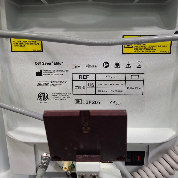 Haemonetics Cell Saver Elite Autologous Blood Recovery System