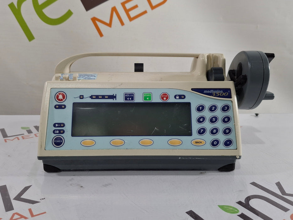 Smiths Medical Medfusion 3500 Version 5 Syringe Infusion Pump
