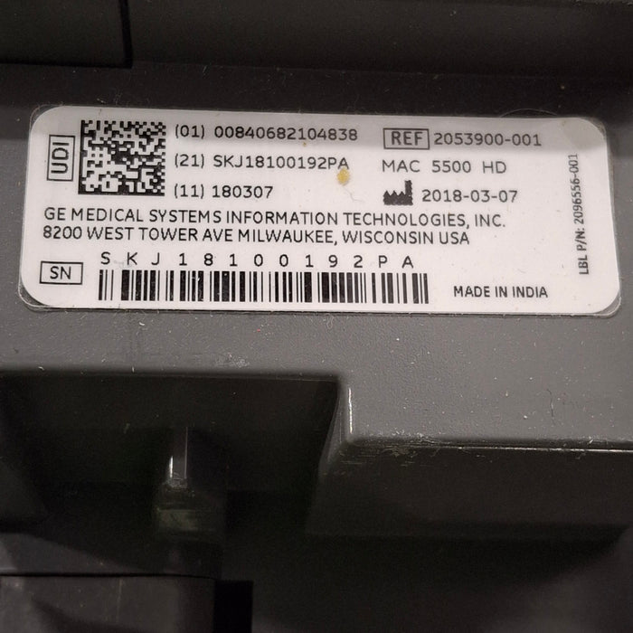GE Healthcare MAC 5500 HD ECG without CAM Module