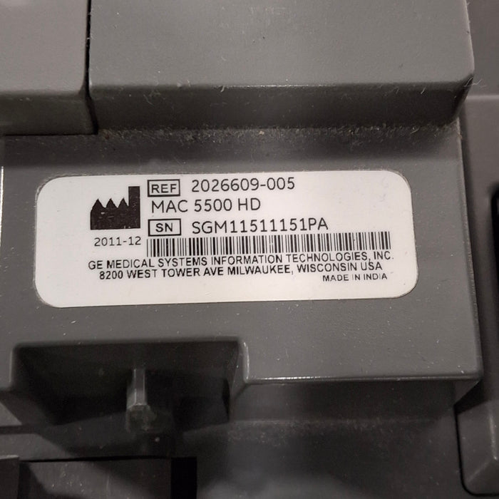GE Healthcare MAC 5500 HD ECG without CAM Module