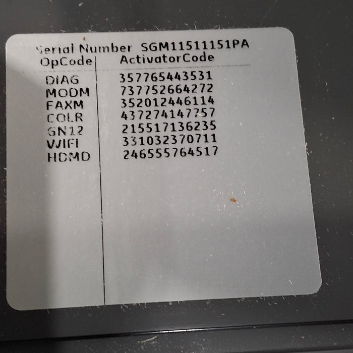 GE Healthcare MAC 5500 HD ECG without CAM Module