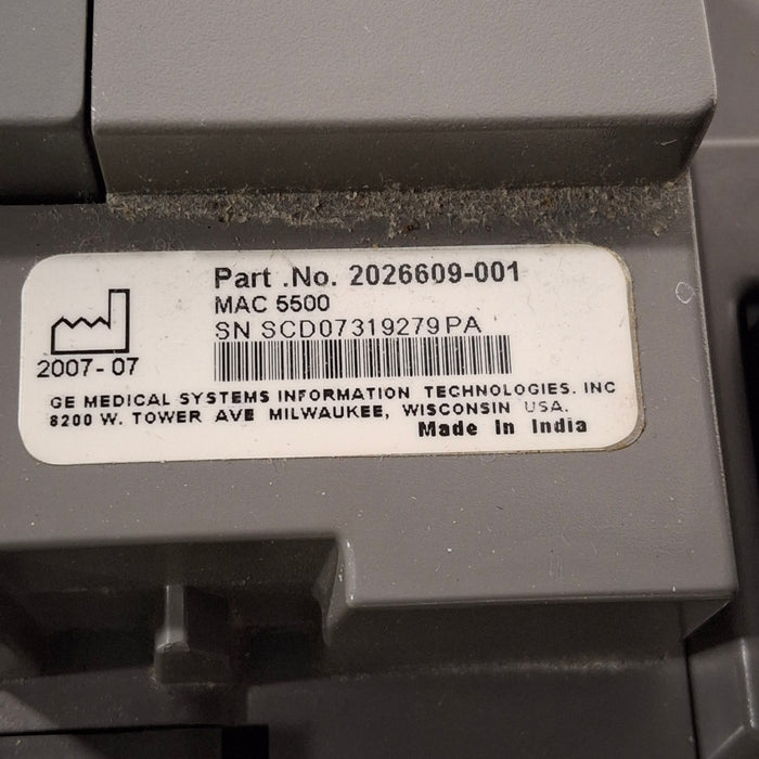 GE Healthcare MAC 5500 ECG without CAM Module