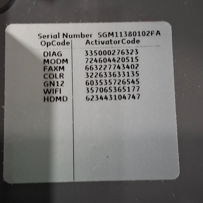 GE Healthcare MAC 5500 HD ECG without CAM Module