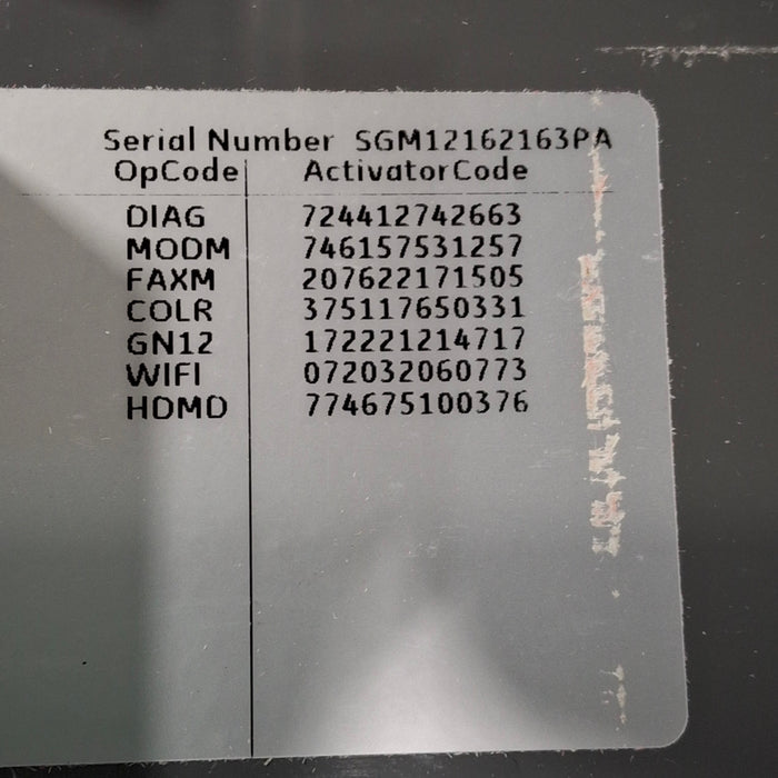 GE Healthcare MAC 5500 HD ECG without CAM Module