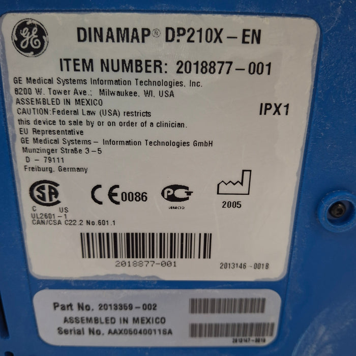 GE Healthcare Pro 200V2 Vital Signs Monitor