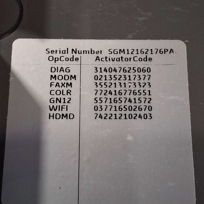 GE Healthcare MAC 5500 HD ECG without CAM Module